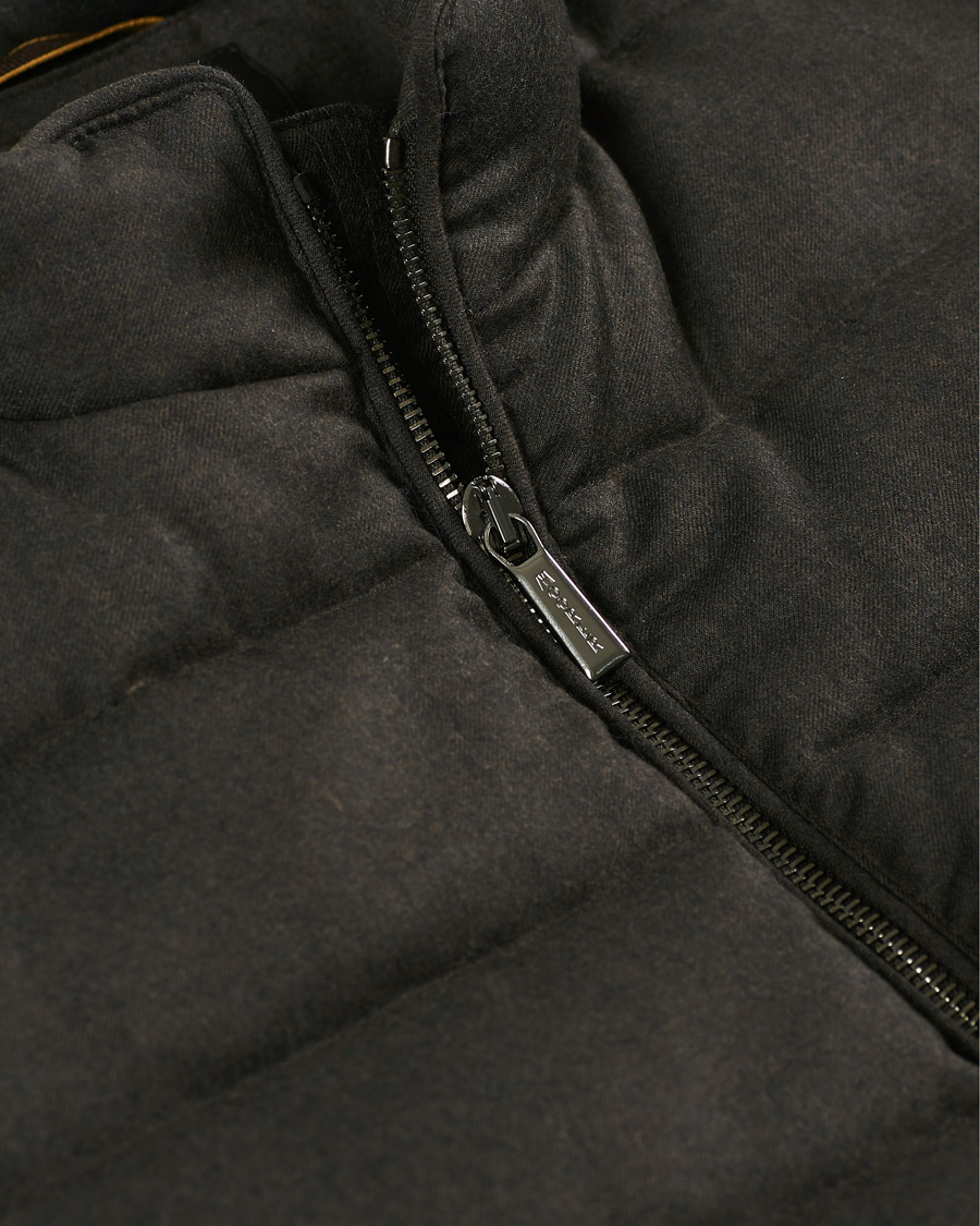 Homme | Manteaux Et Vestes | MooRER | Wool/Cashmere Padded Vest Brown