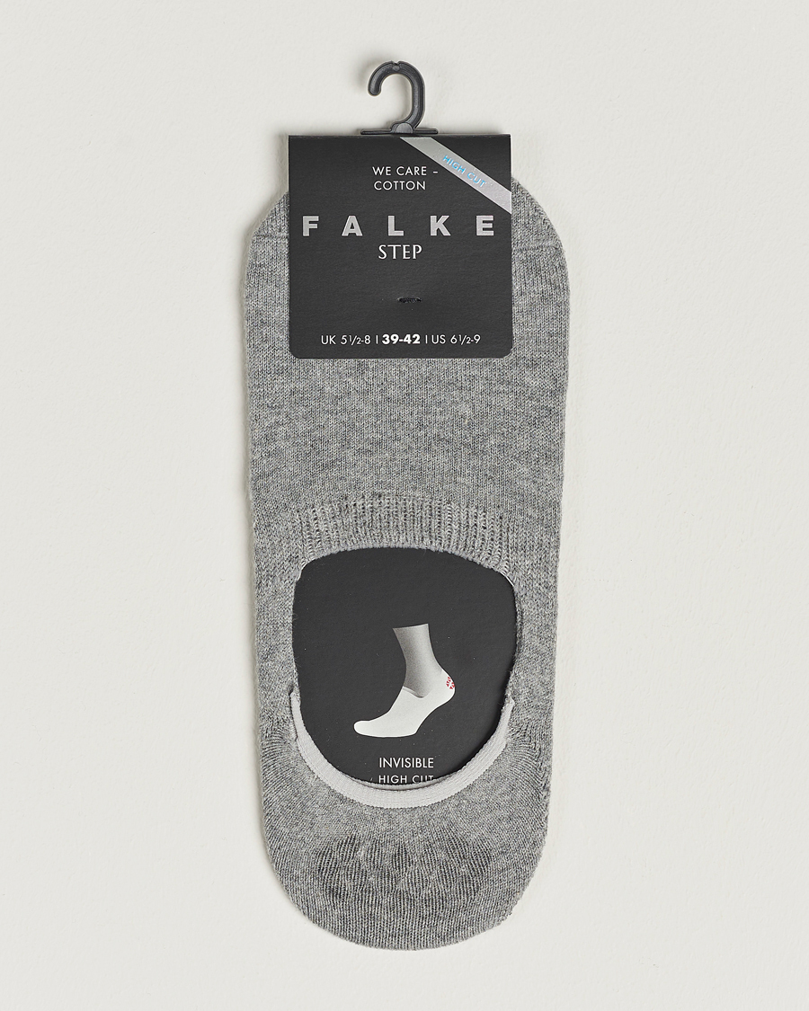 Heren | Ondergoed | Falke | Casual High Cut Sneaker Socks Light Grey Melange