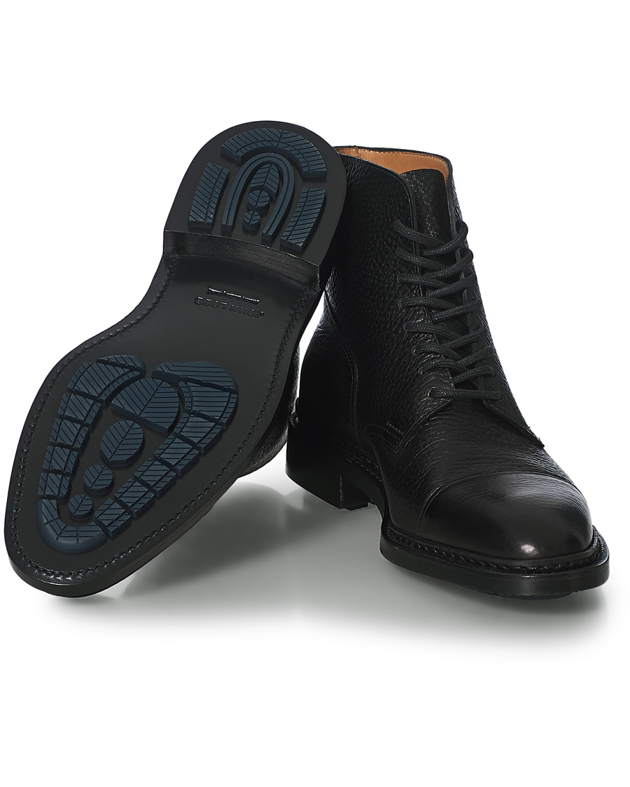 Homme | John Lobb Skye Moorland Grain Boots Black Calf | John Lobb | Skye Moorland Grain Boots Black Calf