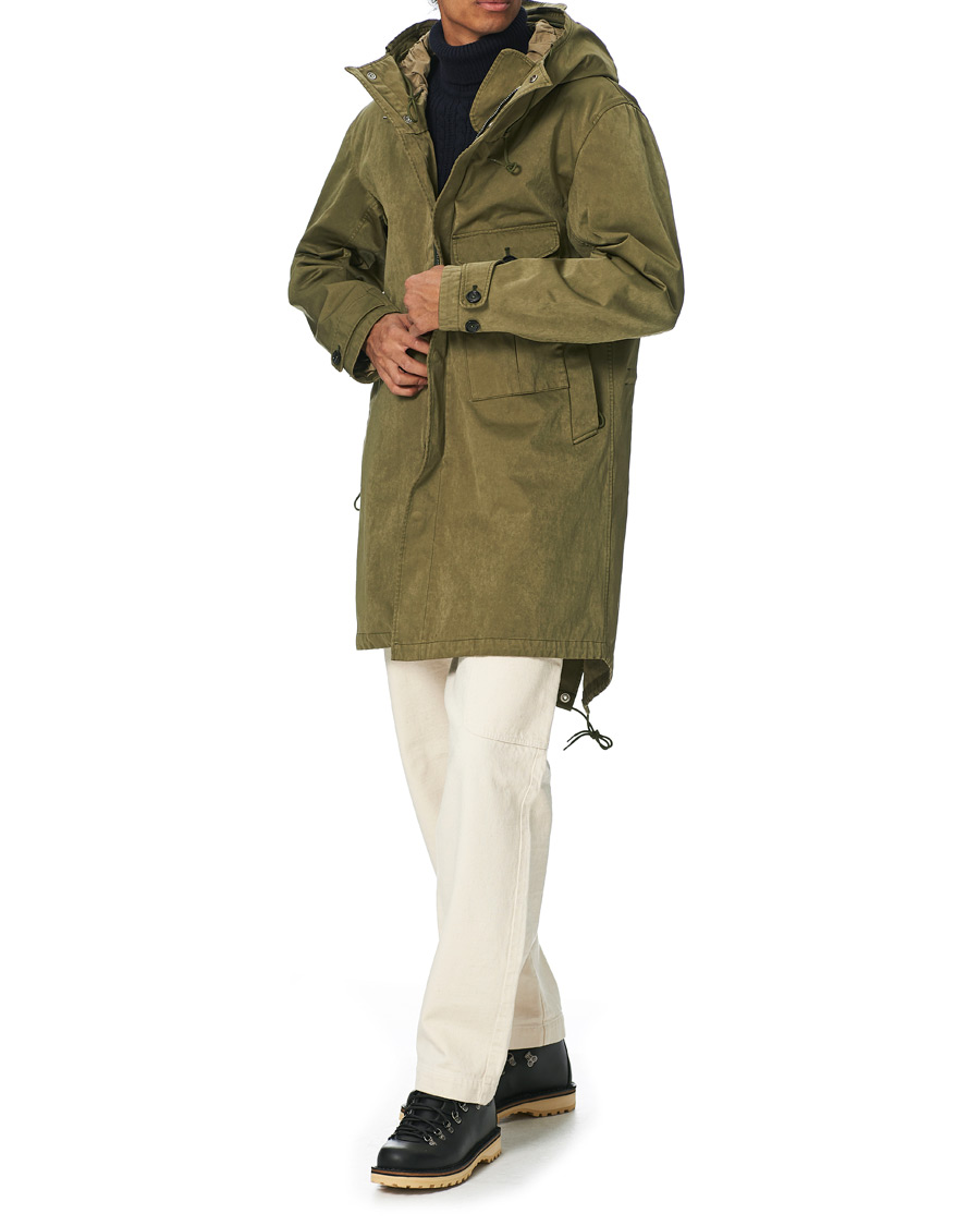 Homme | Manteaux Et Vestes | Ten c | OJJ Cyclone Parka Olive
