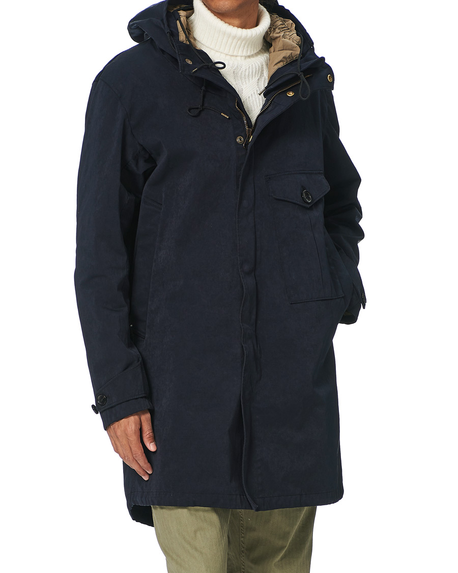 Homme | Manteaux Et Vestes | Ten c | OJJ Cyclone Parka Navy