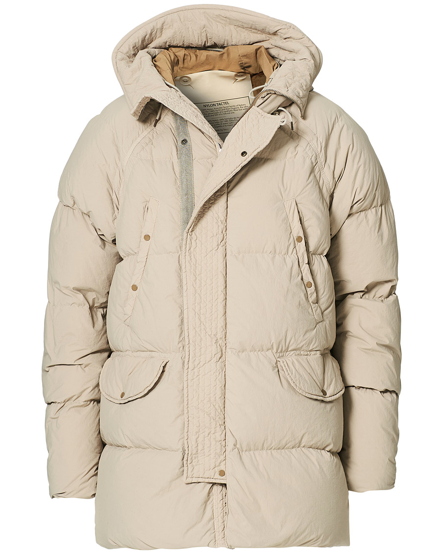 Homme | Manteaux Et Vestes | Ten c | Deck Garment Dyed Down Parka Light Grey