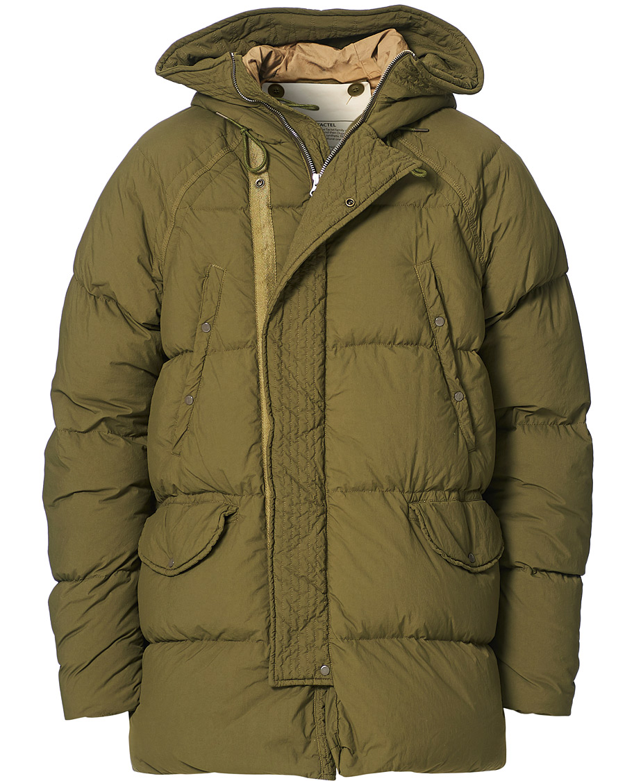 Homme | Manteaux Et Vestes | Ten c | Deck Garment Dyed Down Parka Olive