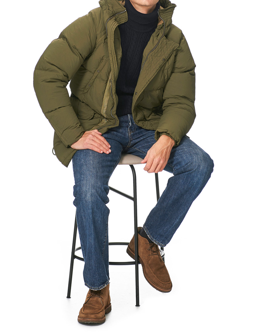 Homme | Manteaux Et Vestes | Ten c | Deck Garment Dyed Down Parka Olive