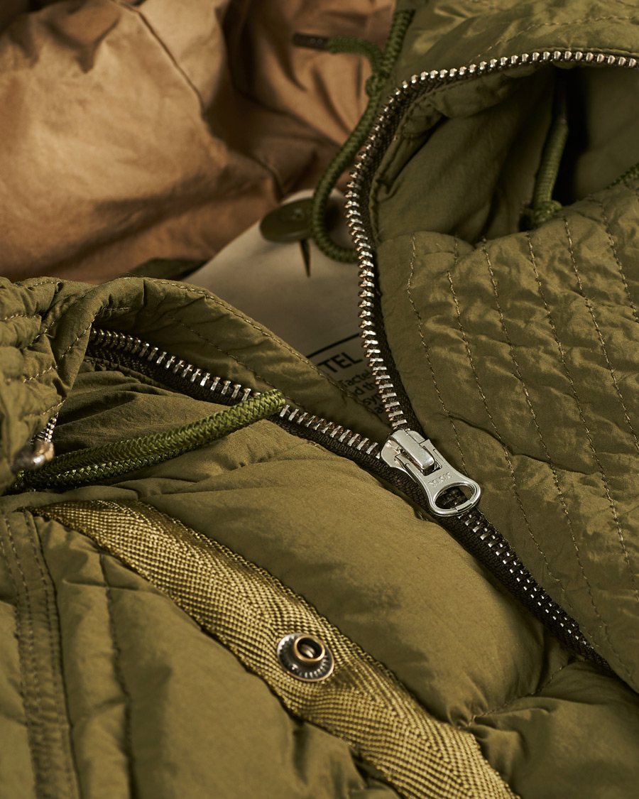 Homme | Manteaux Et Vestes | Ten c | Deck Garment Dyed Down Parka Olive