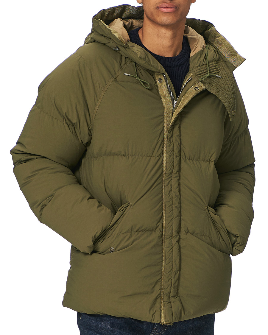 Homme | Manteaux Et Vestes | Ten c | Artic Garment Dyed Down Jacket Olive