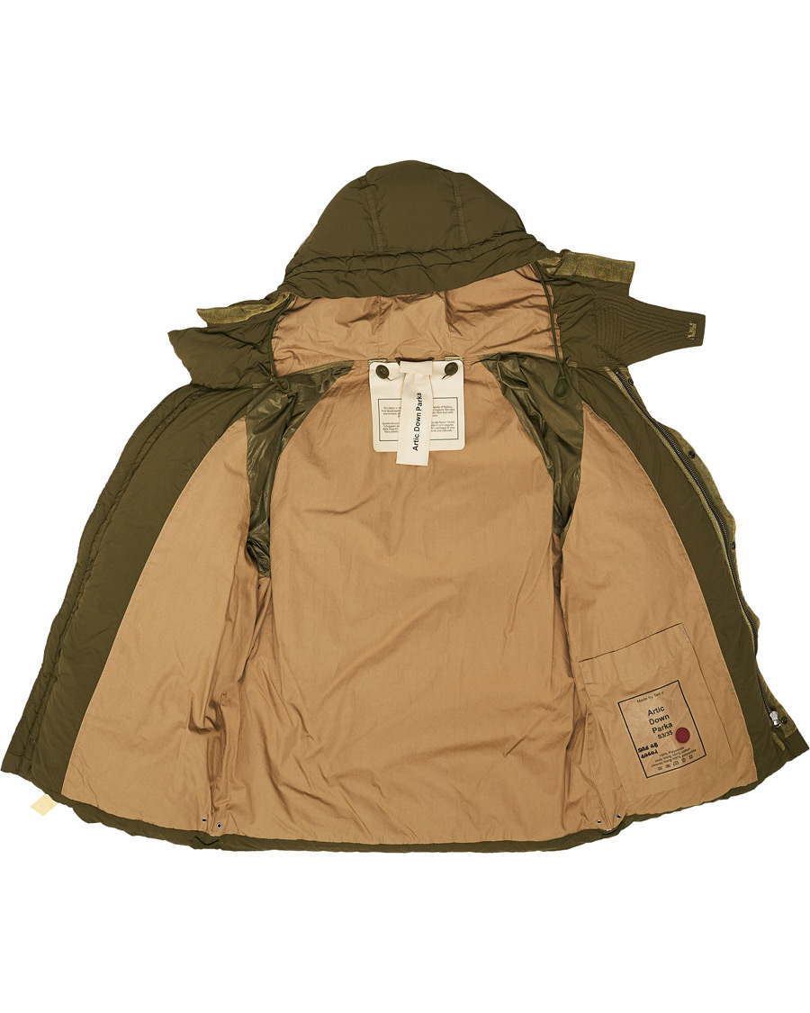 Homme | Manteaux Et Vestes | Ten c | Artic Garment Dyed Down Jacket Olive
