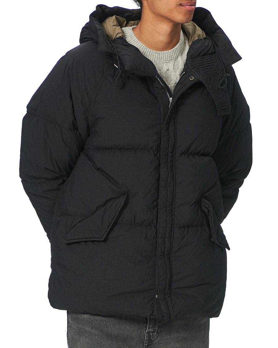 Homme | Manteaux Et Vestes | Ten c | Artic Garment Dyed Down Jacket Black