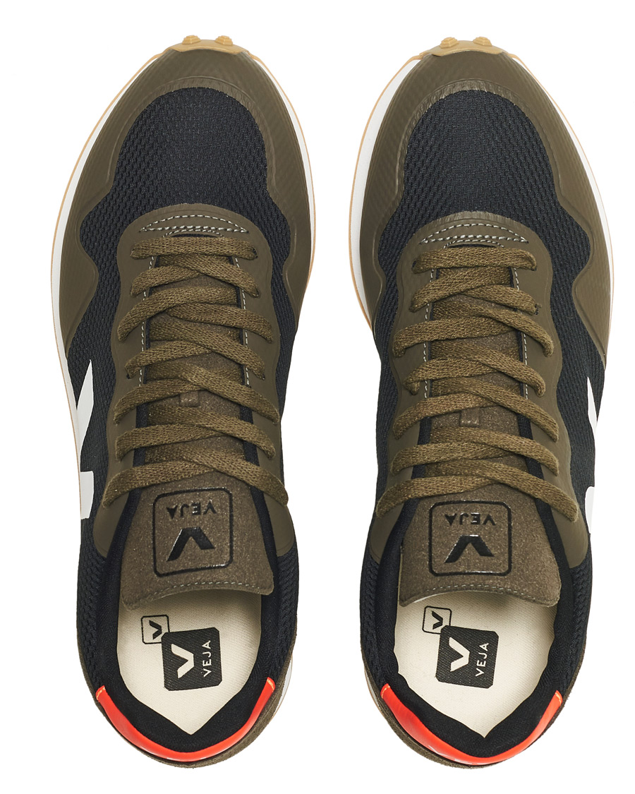 Homme | Veja SDU Vegan Running Sneaker Black/White/Khaki | Veja | SDU Vegan Running Sneaker Black/White/Khaki