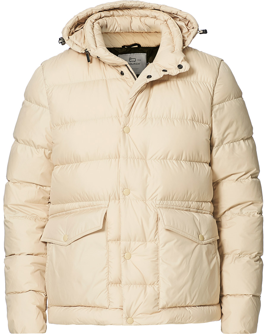 Homme | Manteaux Et Vestes | Woolrich | Sierra Hooded Puffer Jacket Oat