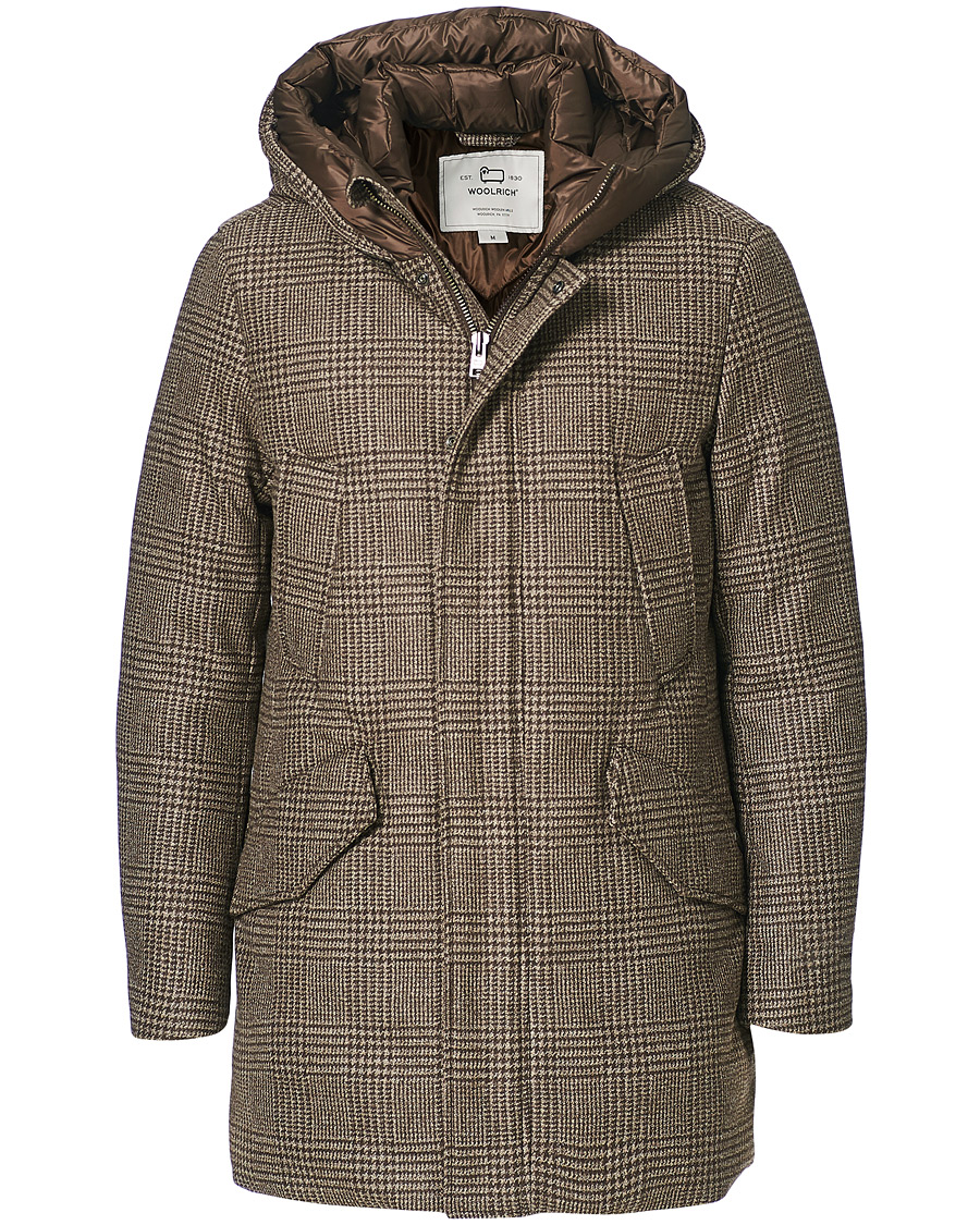 Homme | Manteaux Et Vestes | Woolrich | Polar Luxury Eco Wool Parka Prince of Wales