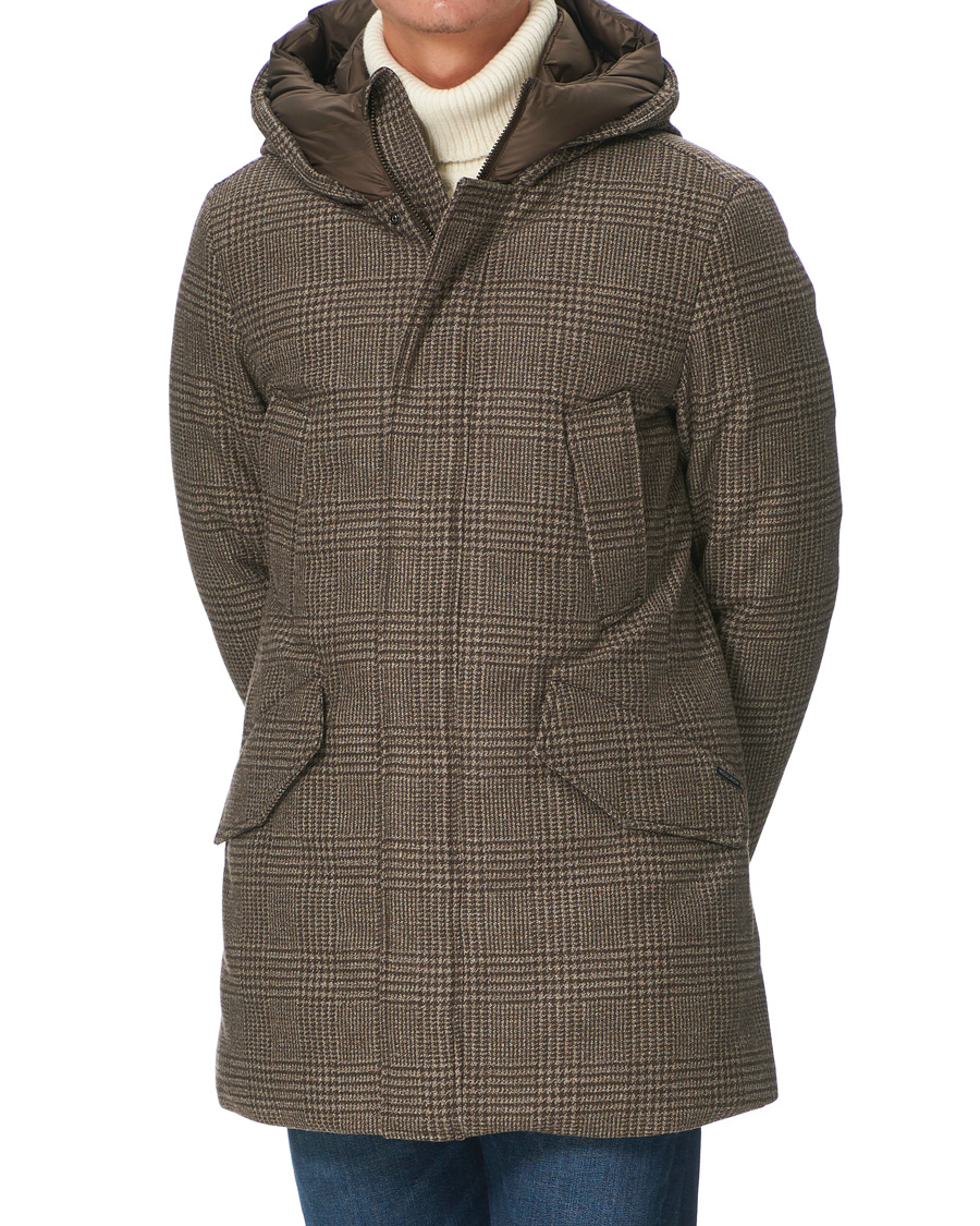Homme | Manteaux Et Vestes | Woolrich | Polar Luxury Eco Wool Parka Prince of Wales