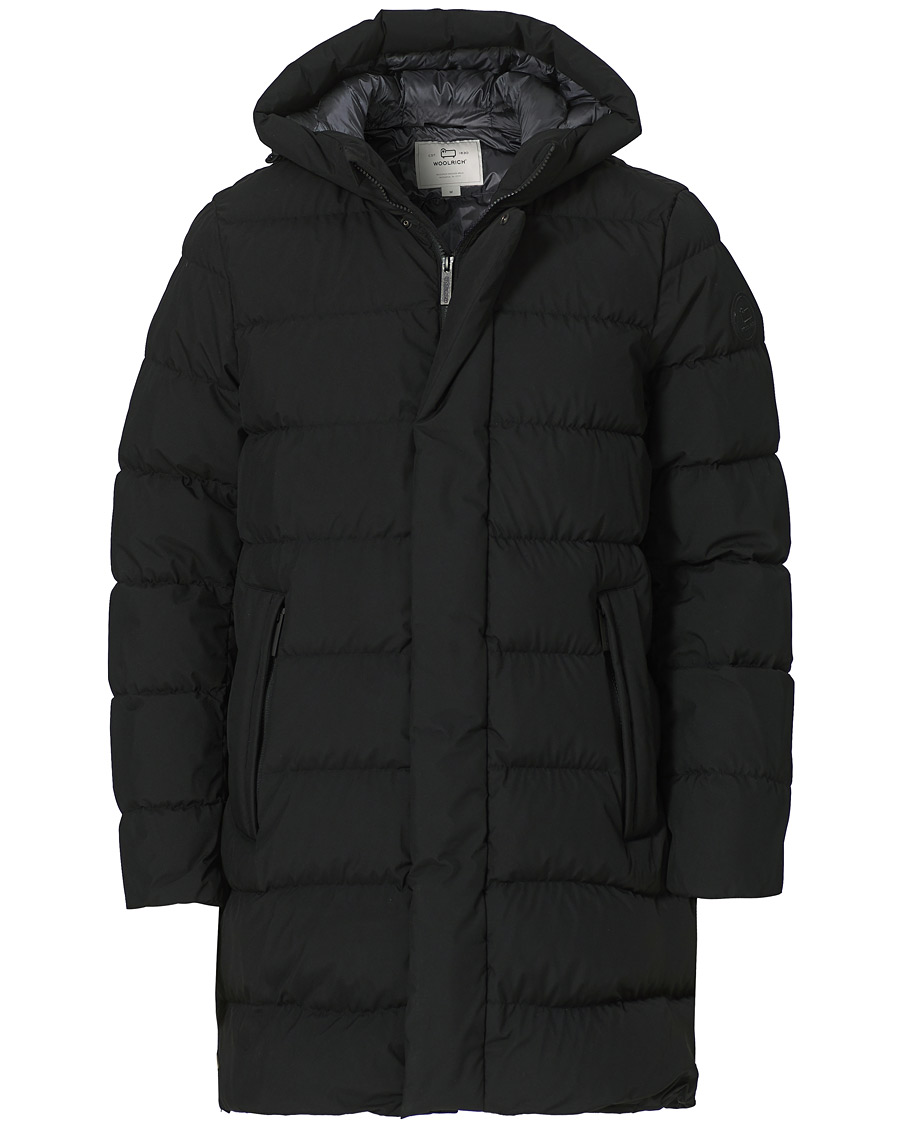 Homme | Manteaux Et Vestes | Woolrich | High Tech Quilted Long Jacket Black