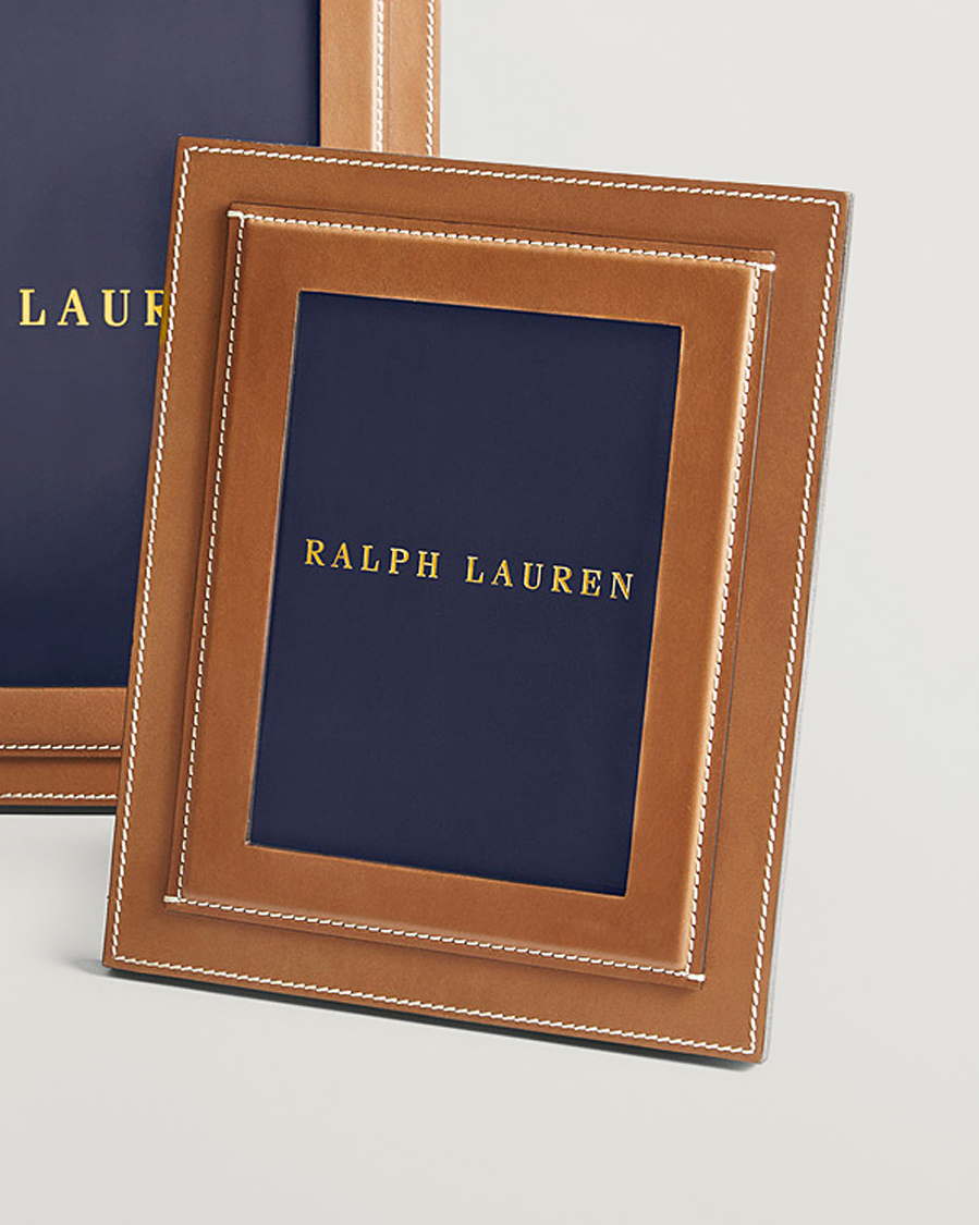 Homme | | Ralph Lauren Home | Brennan 8x10 Photo Frame Saddle