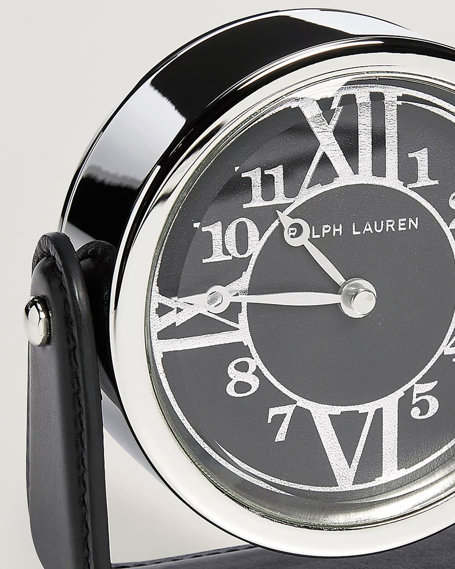 Homme | Ralph Lauren Home Brennan Table Clock Black | Ralph Lauren Home | Brennan Table Clock Black