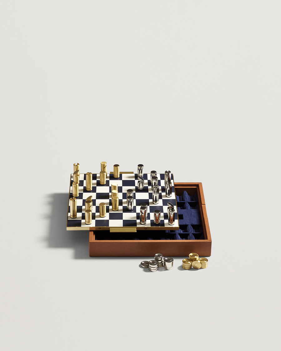 Homme | Ralph Lauren Home Fowler Chess Set Saddle Multi | Ralph Lauren Home | Fowler Chess Set Saddle Multi