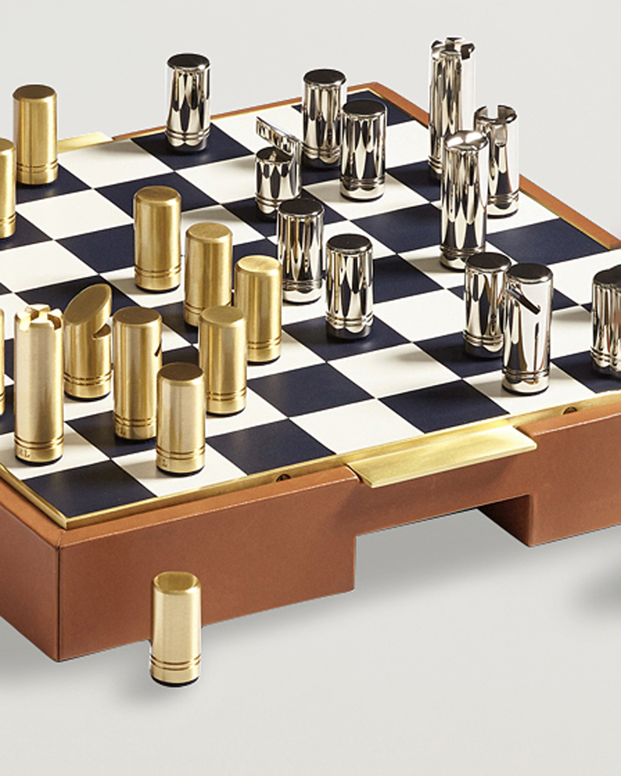 Homme | Ralph Lauren Home Fowler Chess Set Saddle Multi | Ralph Lauren Home | Fowler Chess Set Saddle Multi