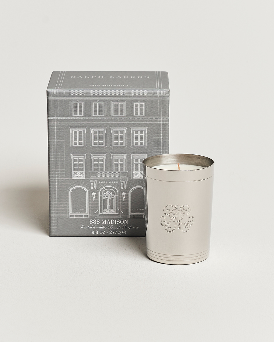 Homme | Ralph Lauren Home 888 Madison Flagship Single Wick Candle Silver | Ralph Lauren Home | 888 Madison Flagship Single Wick Candle Silver