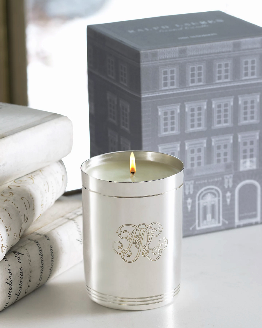 Homme | Ralph Lauren Home 888 Madison Flagship Single Wick Candle Silver | Ralph Lauren Home | 888 Madison Flagship Single Wick Candle Silver