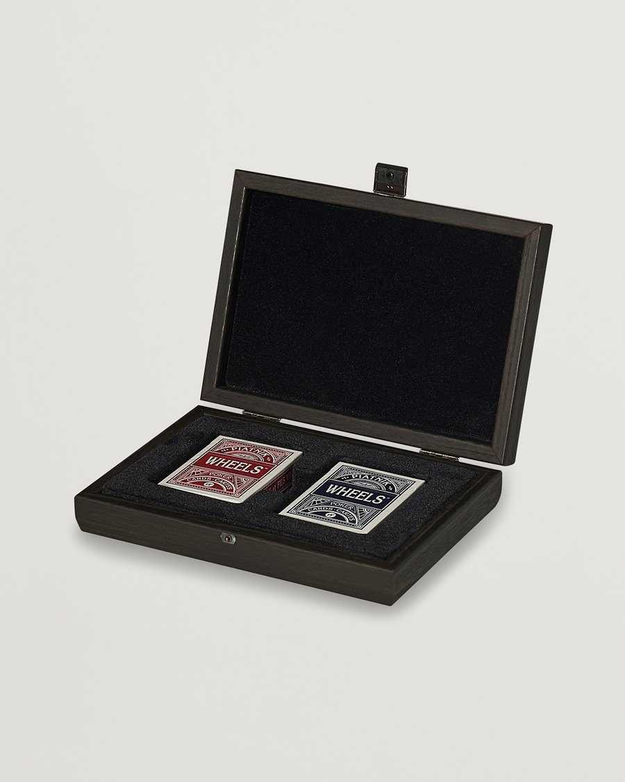Homme | Manopoulos Wooden Card Case Black | Manopoulos | Wooden Card Case Black