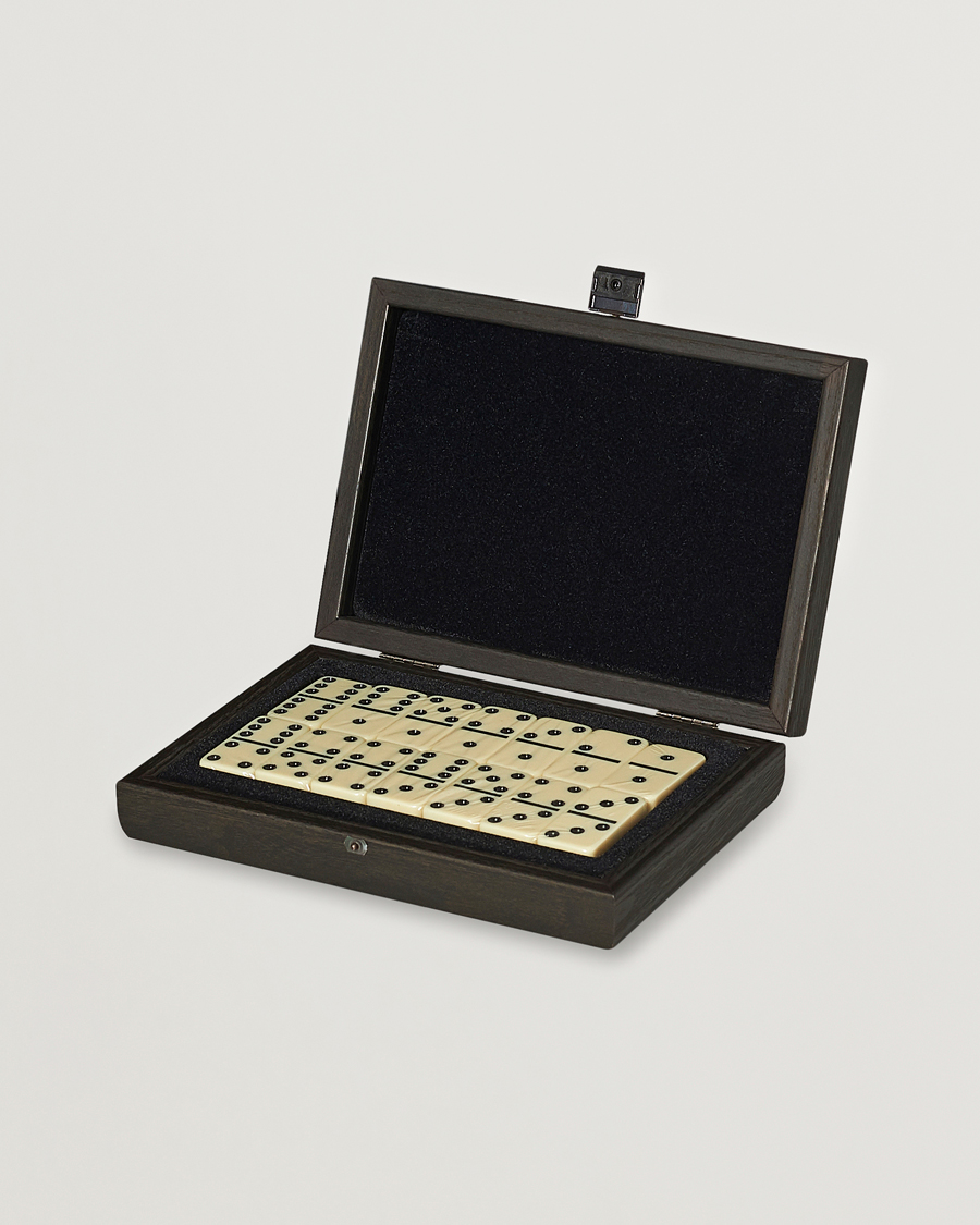 Homme | Jeux | Manopoulos | Wooden Domino Case Black