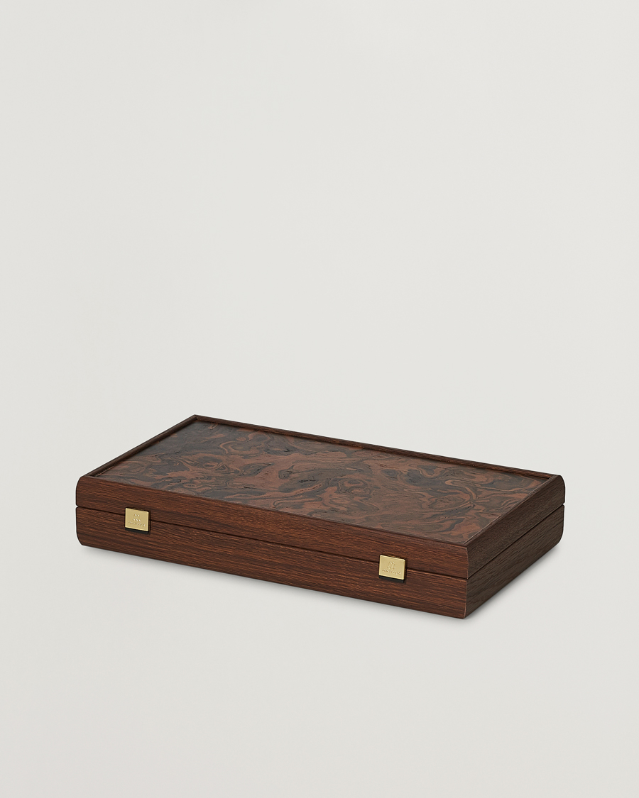 Homme | Idées de cadeaux de Noël | Manopoulos | Walnut Burl Poker Case
