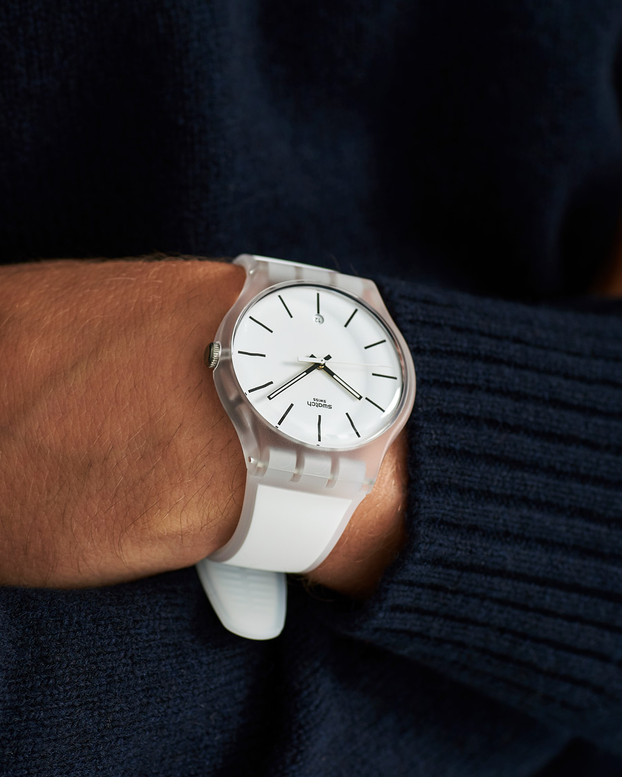 Homme | Swatch White Trip | Swatch | White Trip