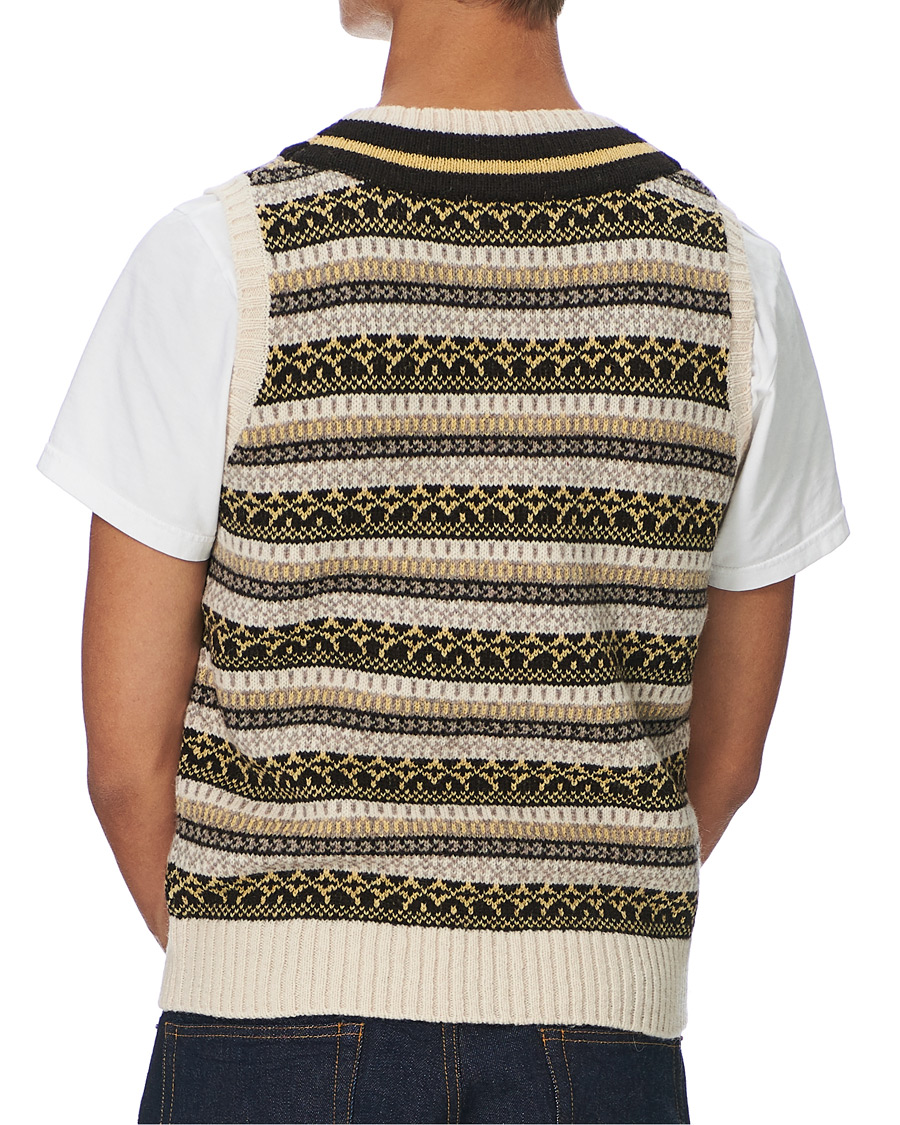 Homme | Pulls Et Tricots | BEAMS PLUS | Fairisle Crickett Vest Off White
