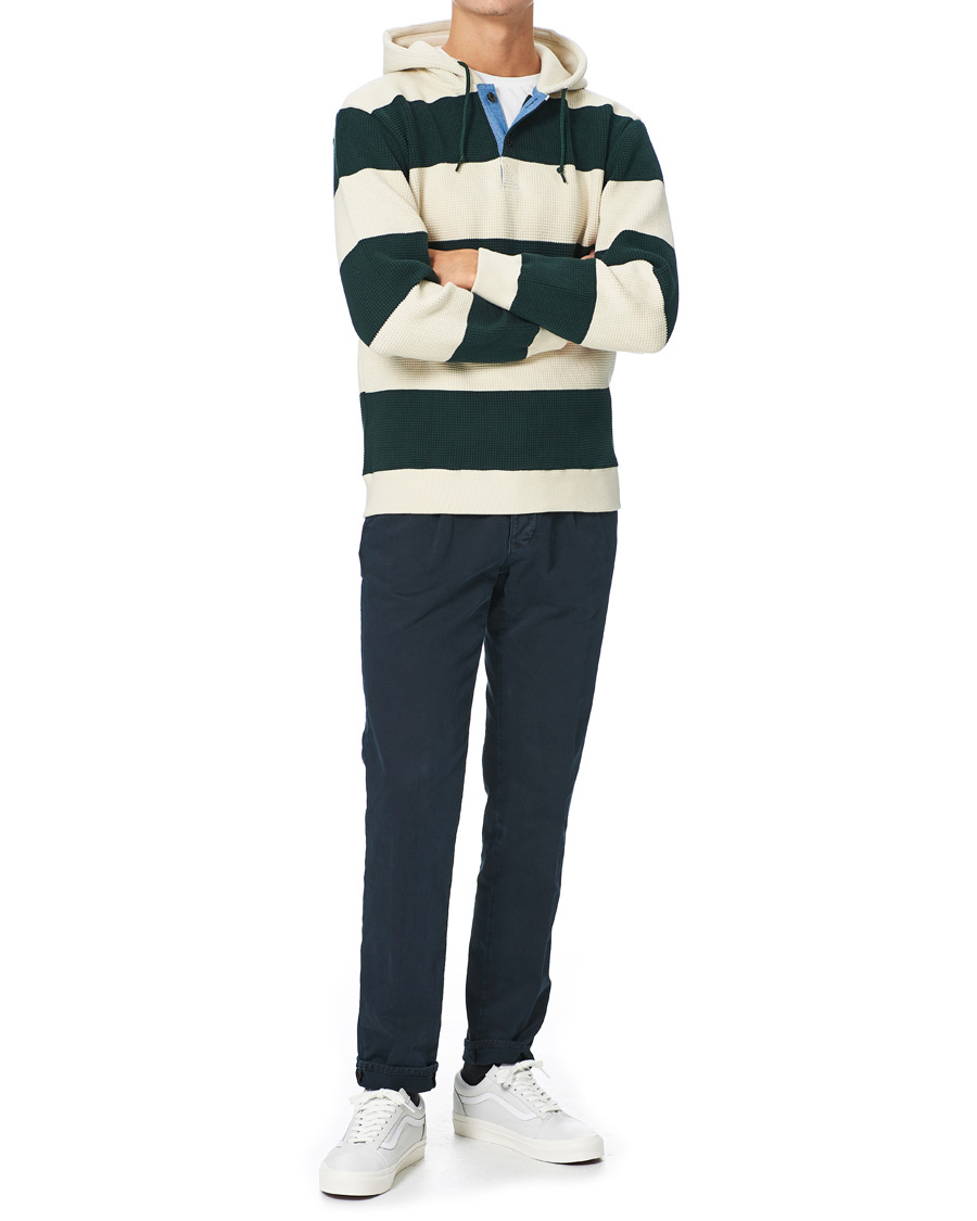 Homme | Pulls Et Tricots | BEAMS PLUS | Thermal Hoodie White/Green