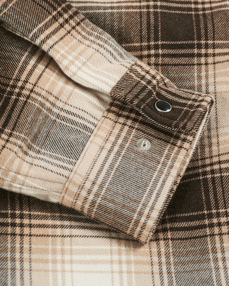 Homme | Manteaux Et Vestes | BEAMS PLUS | Quilted Open Collar Jacket Brown Check