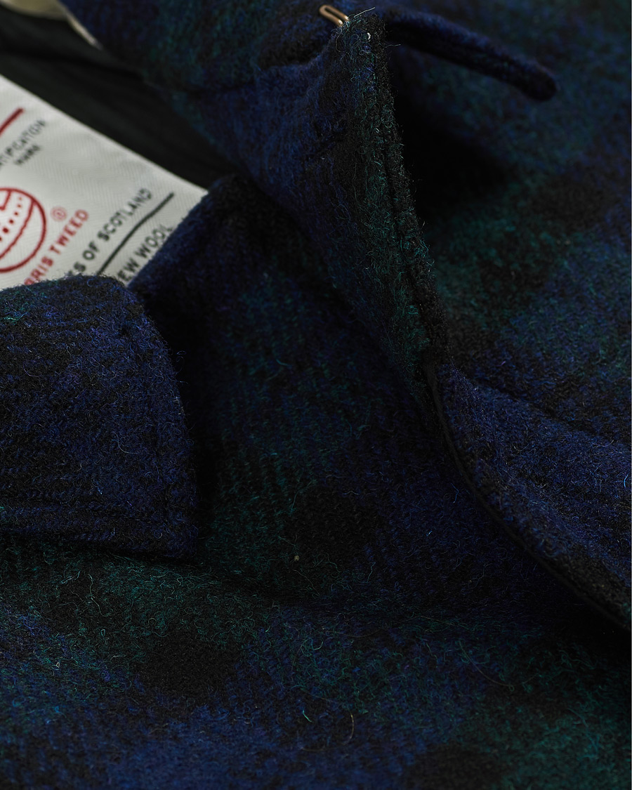 Homme | Manteaux Et Vestes | BEAMS PLUS | Balmacaan Harris Tweed Coat Blackwatch