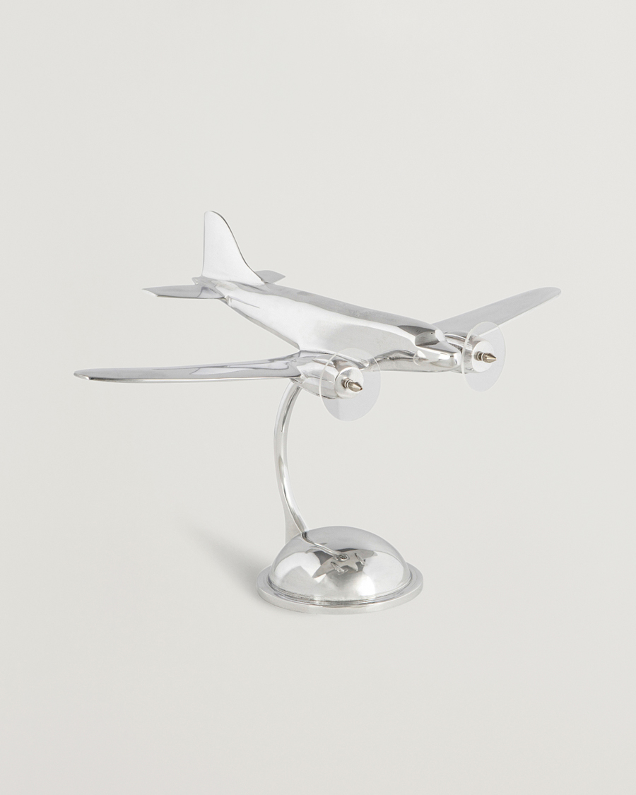 Homme | | Authentic Models | Desktop DC-3 Airplane Silver