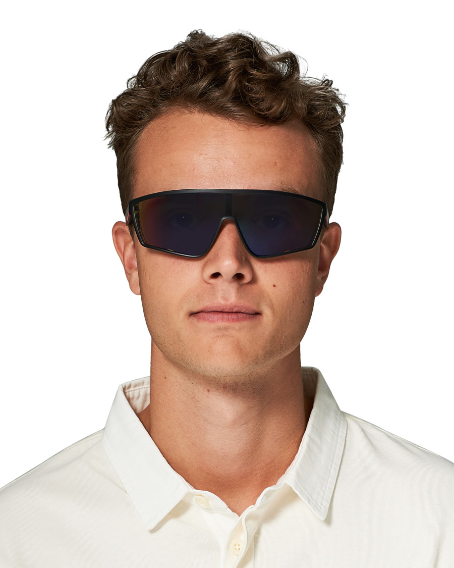 Homme | Prada Linea Rossa 0PS 09US Active Sunglasses Black/Mirage | Prada Linea Rossa | 0PS 09US Active Sunglasses Black/Mirage