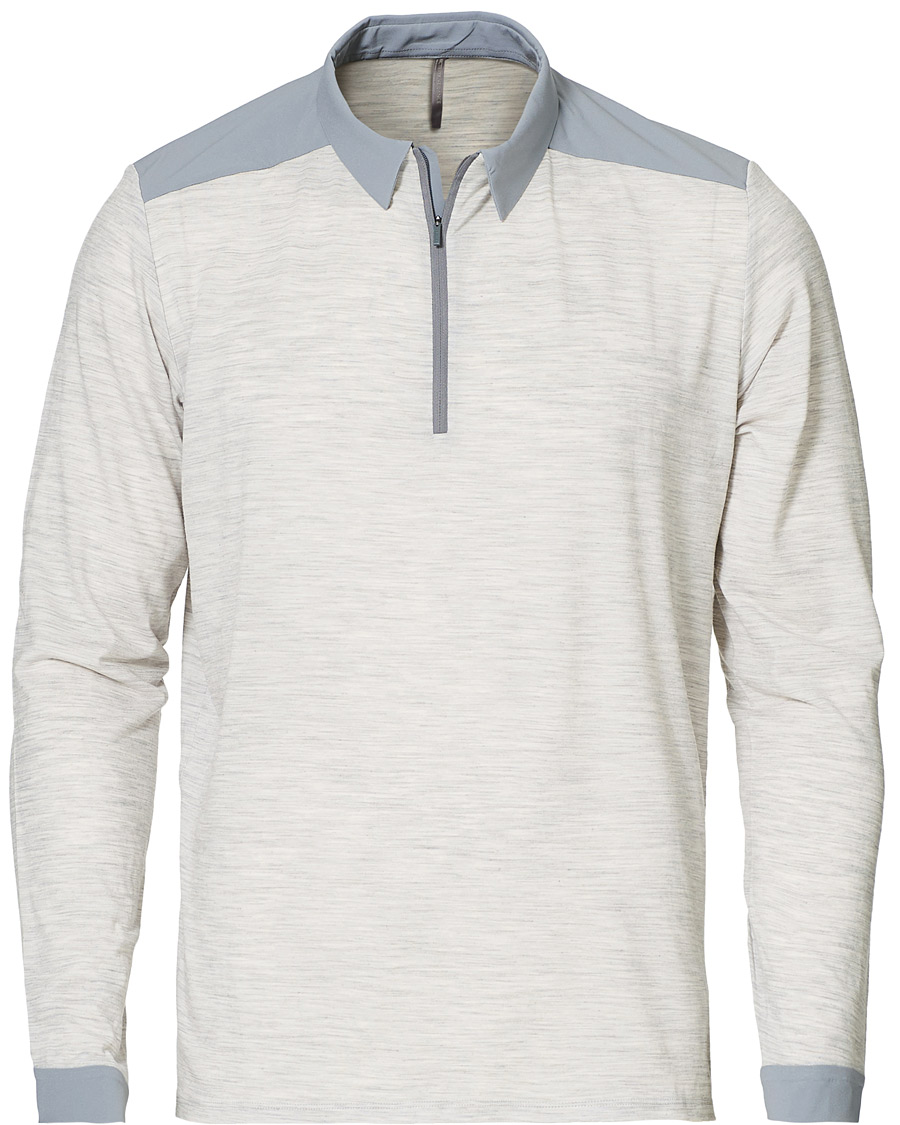 Homme | Pulls Et Tricots | Arc'teryx Veilance | Frame Long Sleeve Polo Light Grey Heather