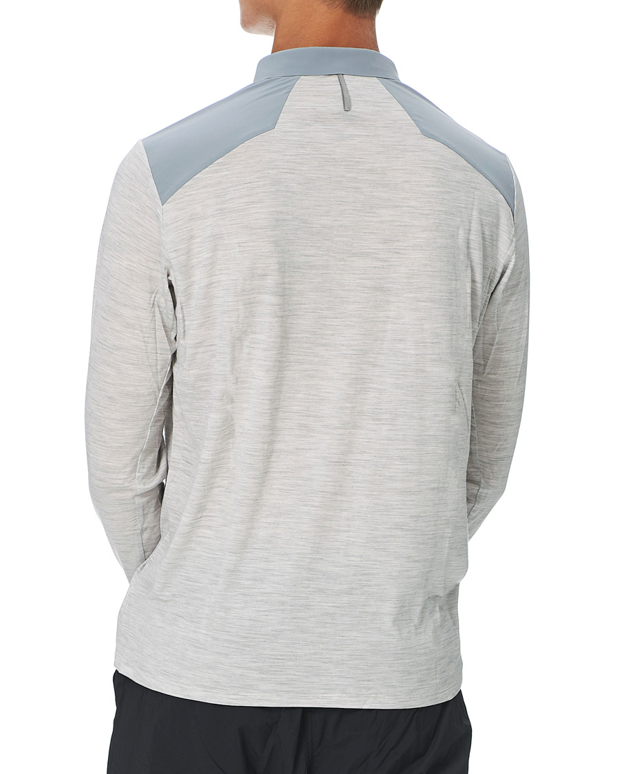 Homme | Pulls Et Tricots | Arc'teryx Veilance | Frame Long Sleeve Polo Light Grey Heather