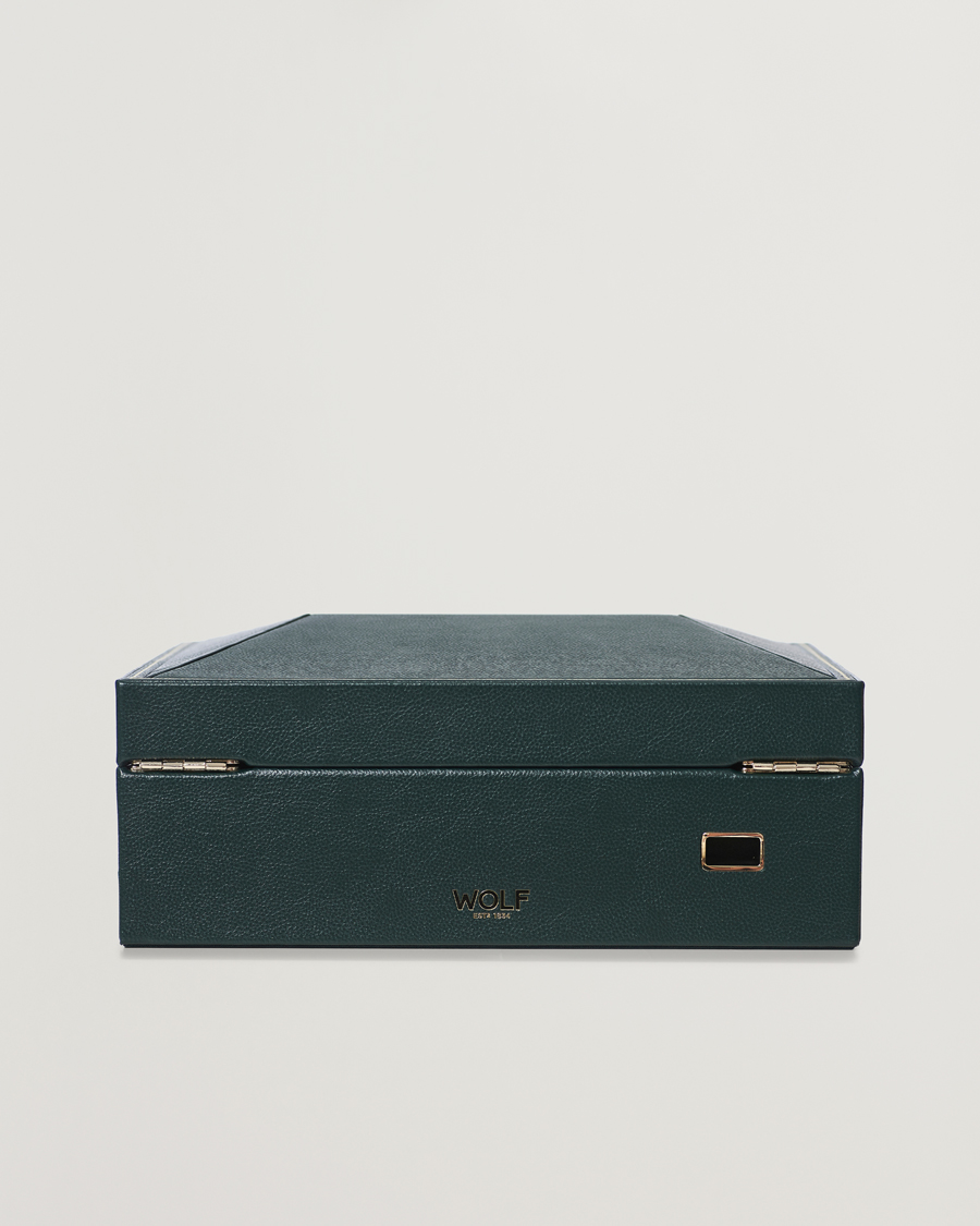 Heren | Horloge & juwelendozen | WOLF | British Racing Green 8 Piece Watch Box