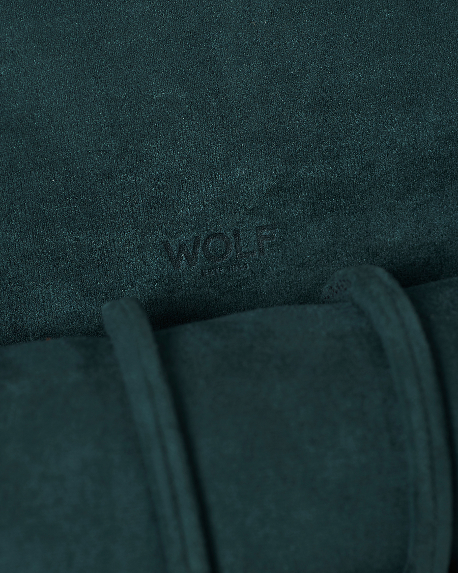 Heren | Horloge & juwelendozen | WOLF | British Racing Green Triple Watch Roll