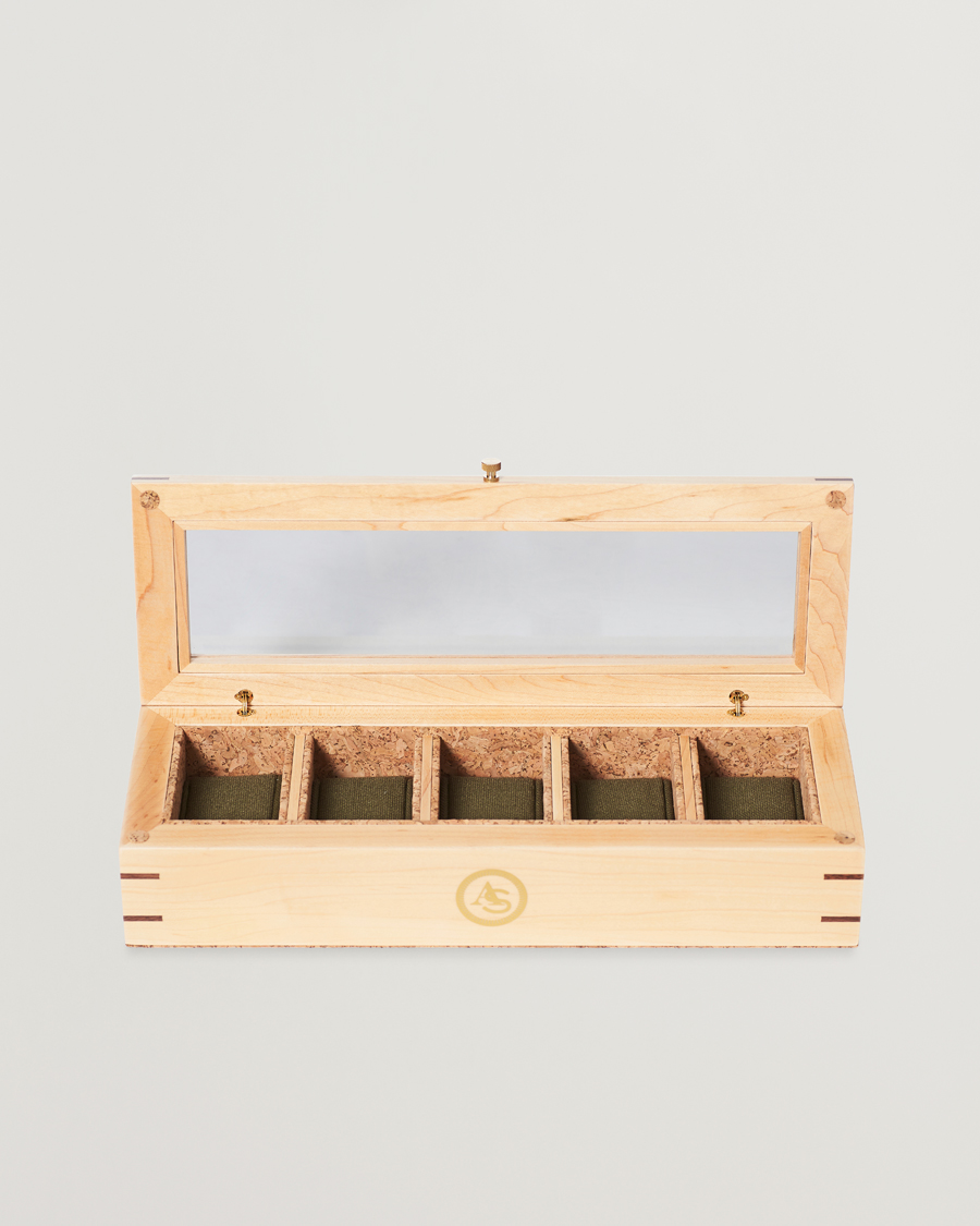 Homme | WOLF Analog/Shift Flatiron ll 5 Piece Watch Box | WOLF | Analog/Shift Flatiron ll 5 Piece Watch Box