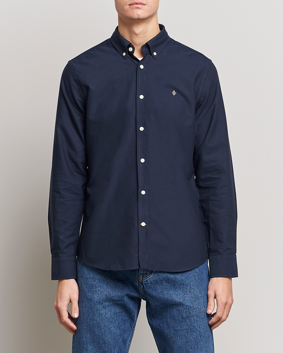 Heren | Overhemden | Morris | Douglas Oxford Shirt Navy