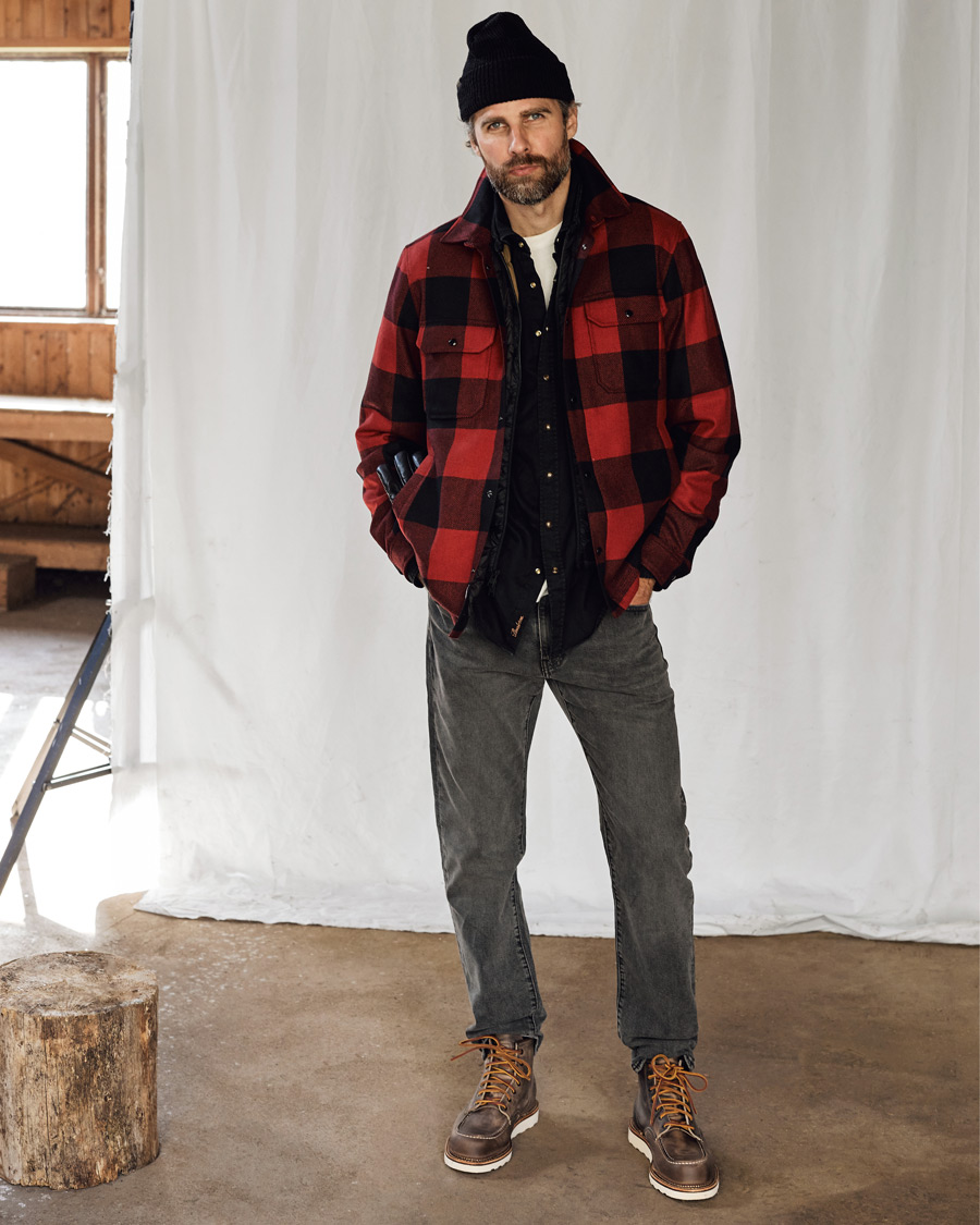 Homme | Red Wing Shoes Moc Toe Boot Concrete Rough & Tough Leather | Red Wing Shoes | Moc Toe Boot Concrete Rough & Tough Leather