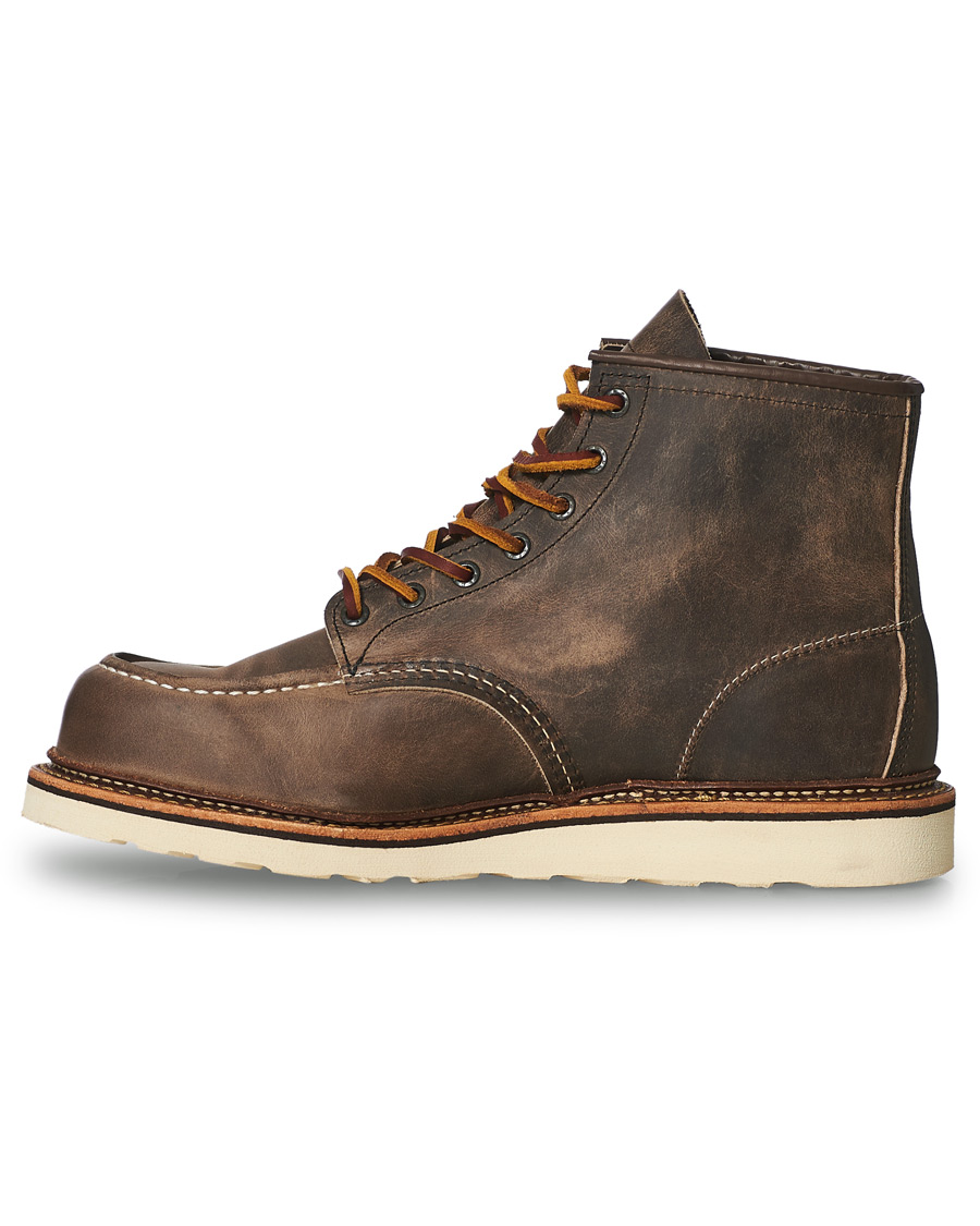Homme | Red Wing Shoes Moc Toe Boot Concrete Rough & Tough Leather | Red Wing Shoes | Moc Toe Boot Concrete Rough & Tough Leather