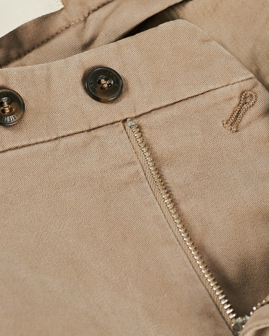 Homme | Pantalons | Briglia 1949 | Easy Fit Cotton Stretch Chino Beige