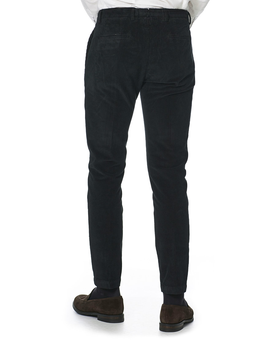 Homme | Pantalons | Briglia 1949 | Slim Fit Corduroy Trousers Black