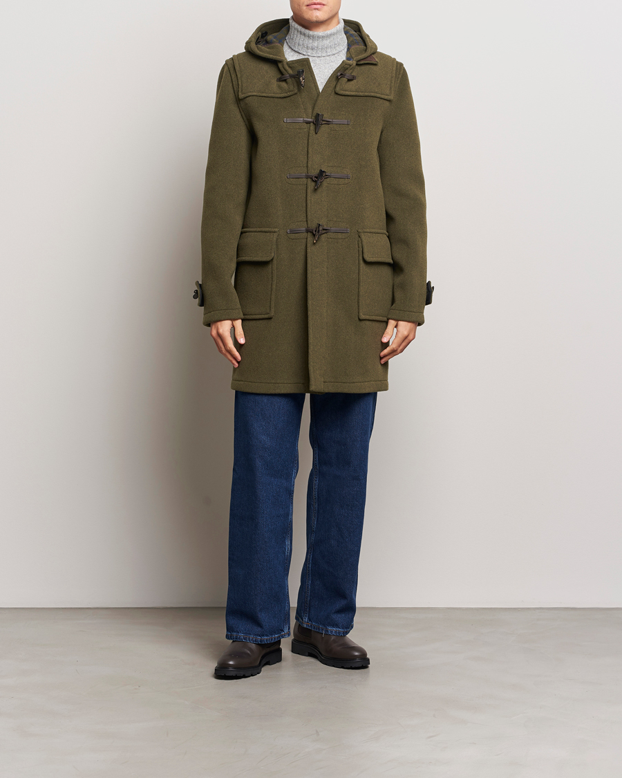 Homme | Manteaux Et Vestes | Gloverall | Morris Duffle Coat Loden Green/Check