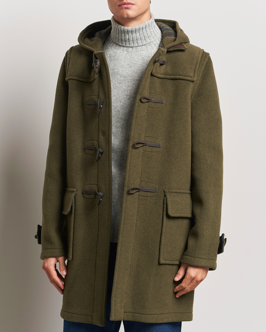 Homme | Manteaux Et Vestes | Gloverall | Morris Duffle Coat Loden Green/Check