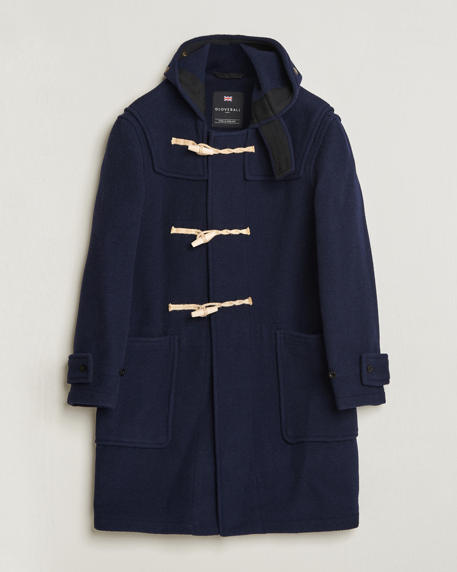 Heren | Jassen | Gloverall | 575 Monty Original Duffle Coat Navy