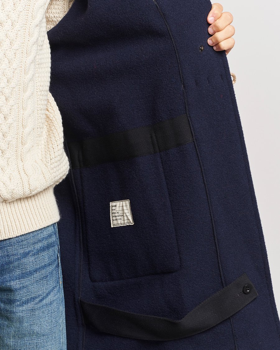 Heren | Jassen | Gloverall | 575 Monty Original Duffle Coat Navy