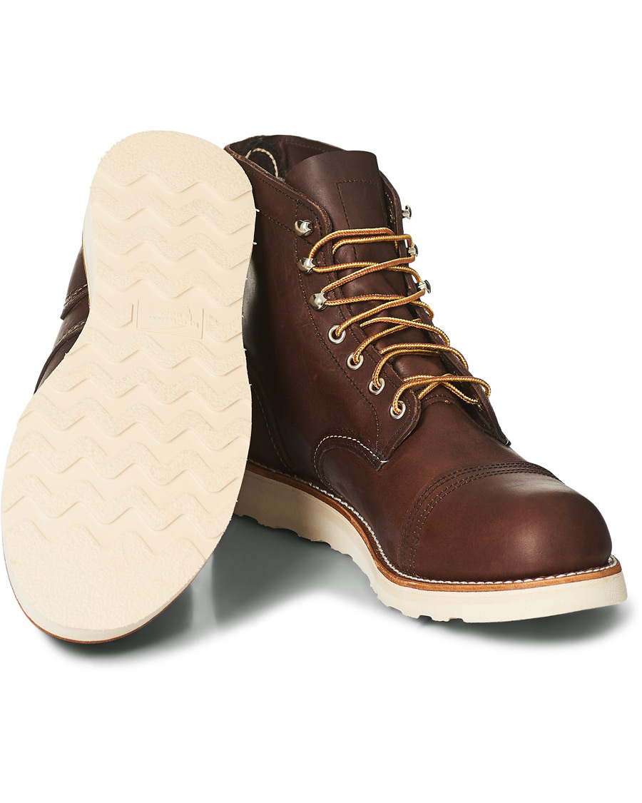 Homme | Red Wing Shoes Iron Ranger Traction Tred Sole Amber Harness Leather | Red Wing Shoes | Iron Ranger Traction Tred Sole Amber Harness Leather