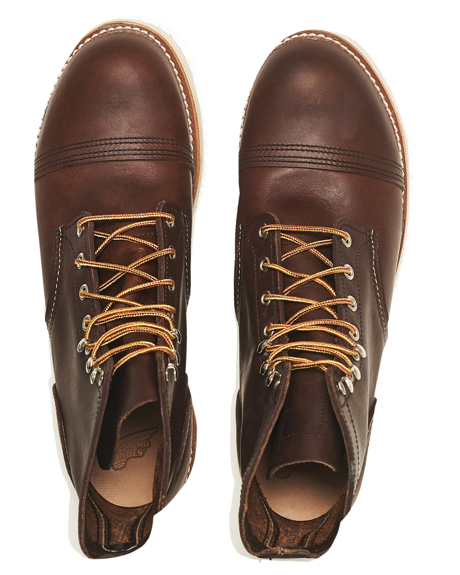 Homme | Red Wing Shoes Iron Ranger Traction Tred Sole Amber Harness Leather | Red Wing Shoes | Iron Ranger Traction Tred Sole Amber Harness Leather