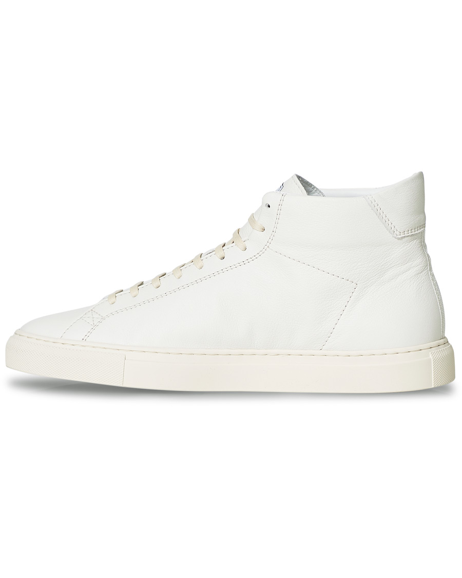 Homme | C.QP Flyback High Top Leather Sneaker Vintage White | CQP | C.QP Flyback High Top Leather Sneaker Vintage White